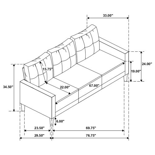 Track Arms Sofa