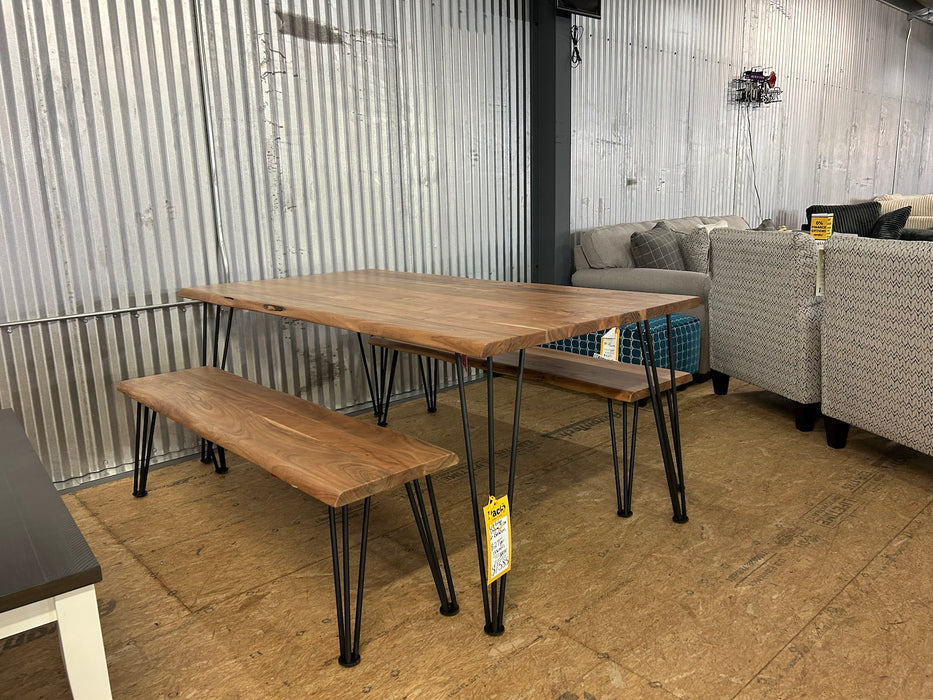 Dining Table and Bench Set