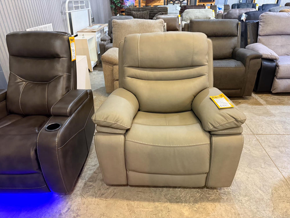 Top Grain Leather Power Recliner