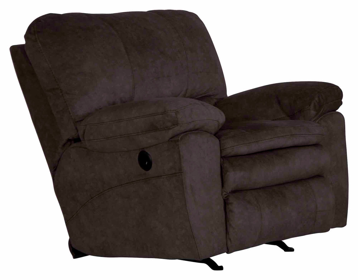 Rocker Recliner Pac 5 Furniture   624007 Reyes Chocolate Recl Angl 1200x937 